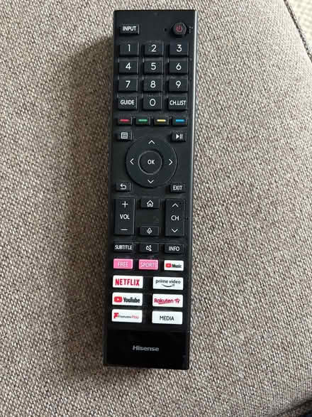 Photo of free Hisense TV remote (Hartnup St & Tonbridge Rd ME16) #1