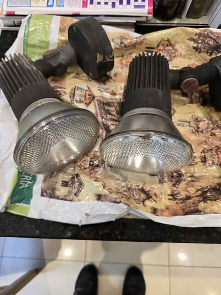 Photo of free Outdoor spot lights x 2 (GU9) #1