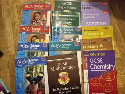 Photo of free GCSEs revision books (Coombe road area BN2 4) #1