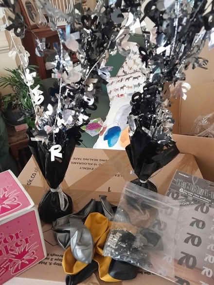 Photo of free 70th Birthday table decorations (Bridgnorth High Town WV16) #1