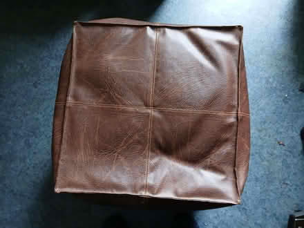 Photo of free leather effect cubic beanbag (Palmer Park RG1) #1