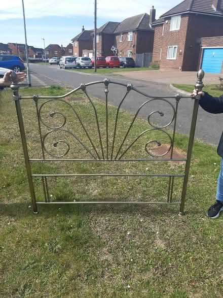 Photo of free Headboard for king-size bed 5ft wide (Shortstown MK42) #1