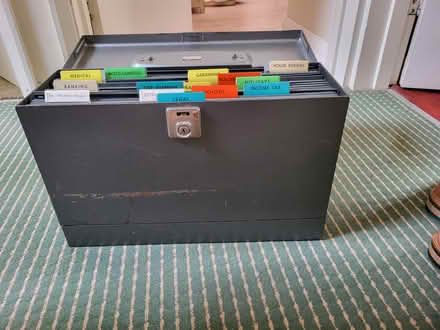 Photo of free Metal expanding file box (Ipsden) #2