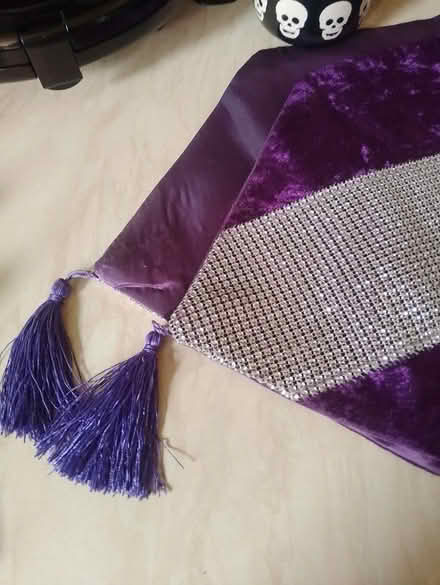 Photo of free Purple and silver table runner (Yorkshire) #2