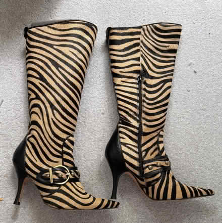 Photo of free Karen Millen Zebra Boots Size 4/37 (Beaconsfield HP9) #1
