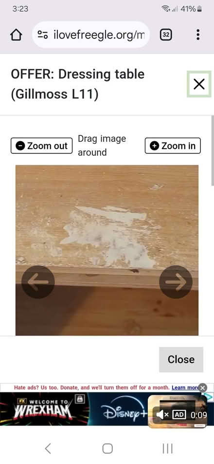 Photo of free Dressing table (Gillmoss L11) #4