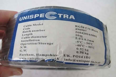 Photo of free 20 m roll of RG58 C/U coaxial cable. (Caldecott OX14) #2