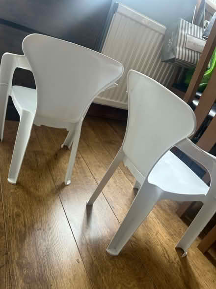 Photo of free 2 kids plastic chairs (Bisley Woking GU24) #3