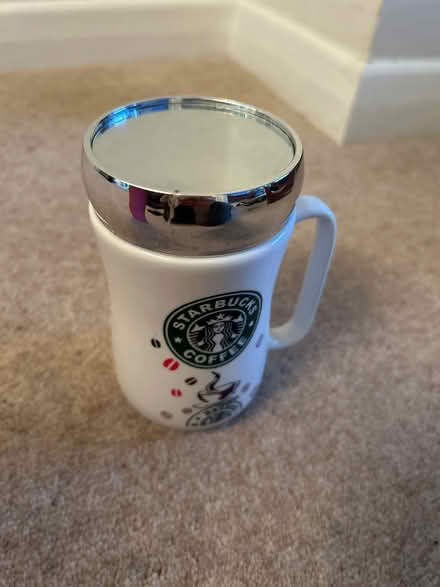 Photo of free Starbucks mug with lid (Bryson Road EH11) #1