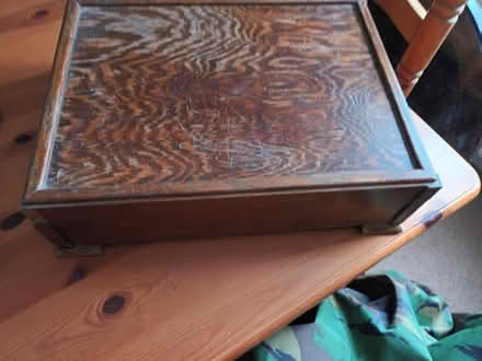 Photo of free lovely old wooden box (Melksham) #1