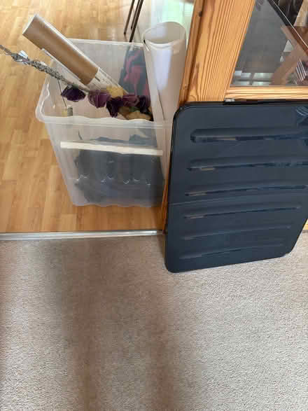 Photo of free 50l plastic crate and lid (Uxbridge UB8) #1
