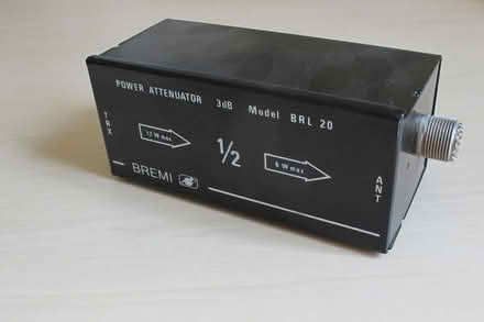 Photo of free Bremi BRL 20 Power Attenuator, 3dB (Caldecott OX14) #1