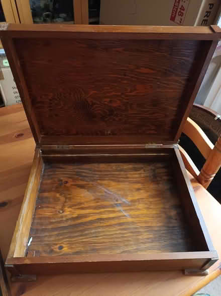 Photo of free lovely old wooden box (Melksham) #3