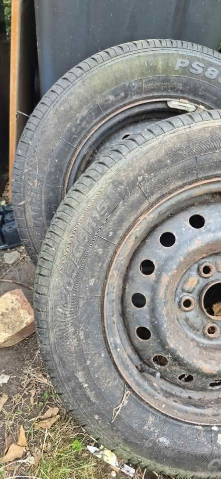 Photo of free 2 x wheels and tyres (Hitchin SG4) #1