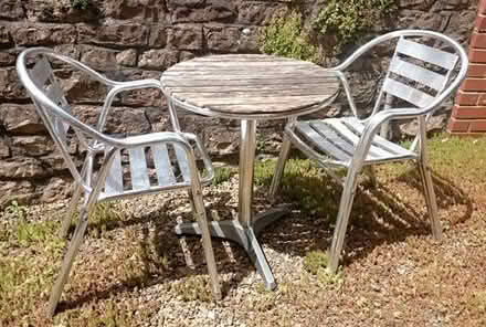 Photo of free Garden / Patio / Balcony Table & Chairs (Portishead BS20) #1