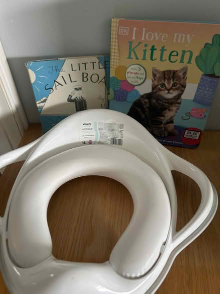 Photo of free Toddler toilet seat & books (Weighbridge FK9) #1