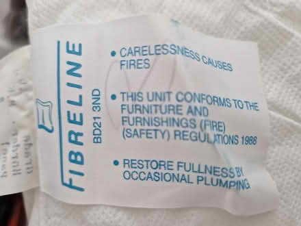 Photo of free Fibreline cushion filling (Cheshunt EN8) #2