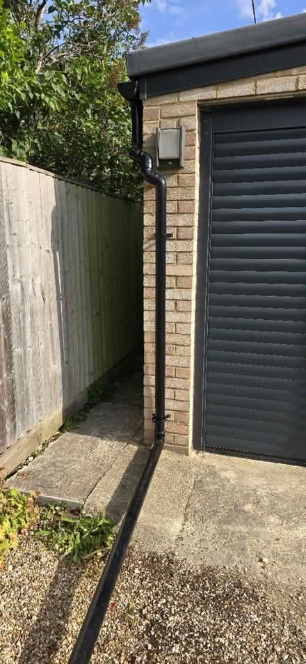 Photo of Black Plastic 68mm drain pipe (OX29 6SB) #1