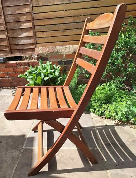 Photo of free Teak garden chairs (Palmer Park RG1) #2