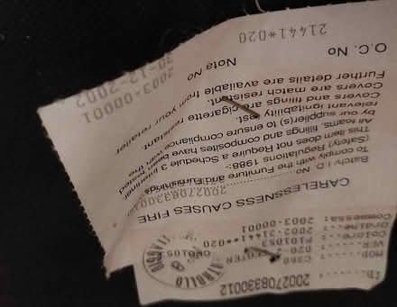 Photo of free Small brown leather sofa (Ladywell SE4) #3