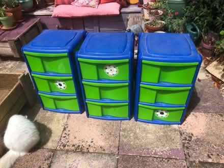 Photo of free 3 Sets of Plastic Drawers (Elkstone GL53) #1