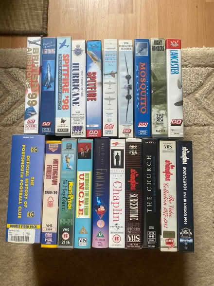 Photo of free Pre-recorded VHS Video Tapes (Portsmouth PO3) #1