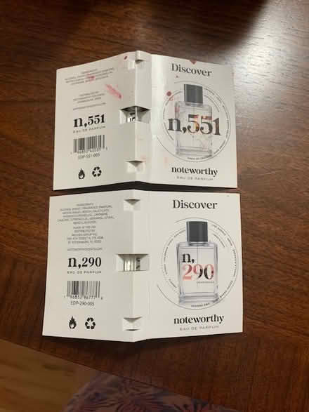 Photo of free Two perfume samples (Tamarac-Pine Island /McNab) #1