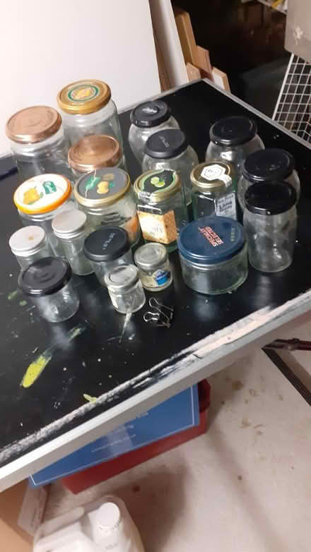 Photo of free Reclaimed glass, lidded jars (Audenshaw,M34) #1