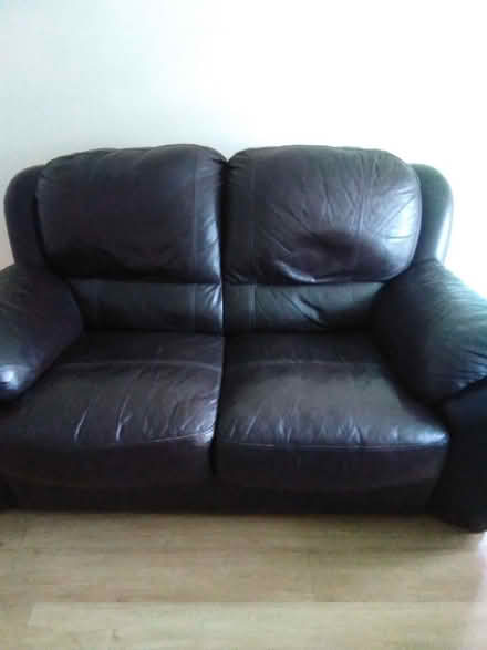 Photo of free Leather effect sofa (Kendal LA9) #1
