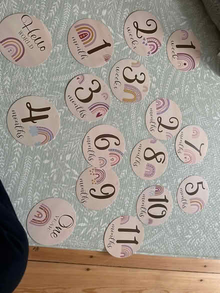 Photo of free Baby age markers (Warwick (Nelson Lane) CV34) #1