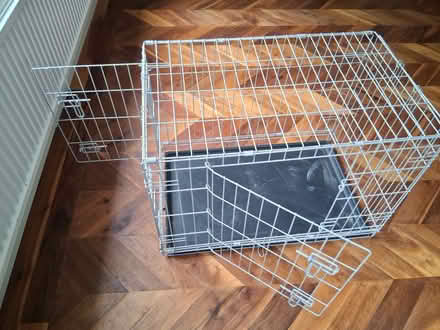 Photo of free Small Dog Crate - folding (Burrowshot EX13) #1