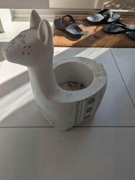 Photo of free Llama flower pot (OX4 Boulter Street) #2