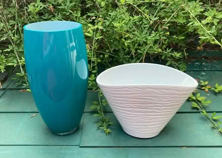 Photo of free Glass vase and plant pot (Chadwick End B93) #1