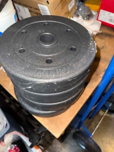 Photo of free 7.5 lbs weights (South Seattle - Rainier Beach) #1