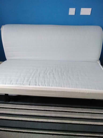 Photo of free Leather effect settee & double sofa bed (Kendal LA9) #2