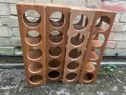 Photo of free Wall wooden wine racks (Molesey KT8) #2