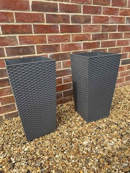 Photo of free 2 Plant Pots (Langham NR25) #1
