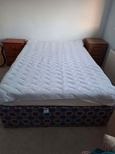 Photo of free Double bed and mattress (Cogges OX28) #1