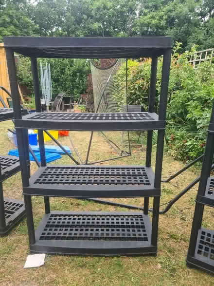 Photo of free 3 x black plastic storage units (hop SE23) #2