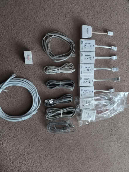Photo of free ADSL splitters, cables & connector (Bolton-le-Sands LA5) #1
