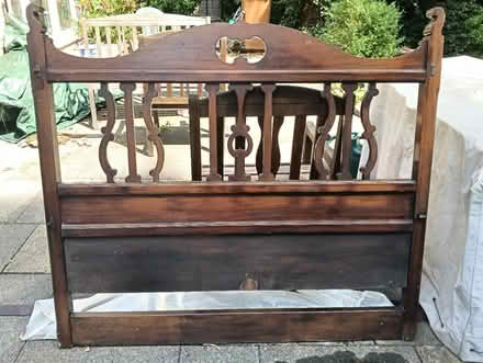 Photo of free Antique Double bed-frame (Welwyn AL6) #3