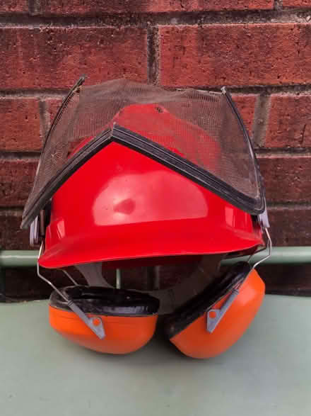Photo of free Old chain saw helmet (Wood Farm OX3) #1