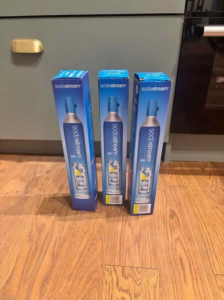 Photo of free 3 Empty Soda Stream Canisters (Nw5 1by) #2