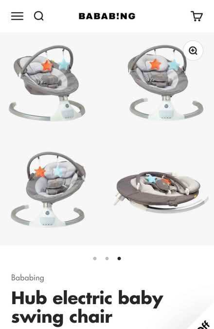 Photo of free Bababing electric baby swing chair (Emmbrook RG41) #2