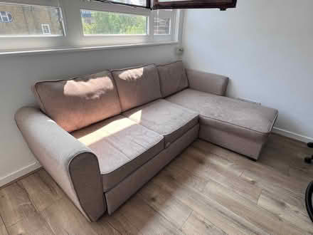 Photo of free L shaped sofa bed (N1) #4