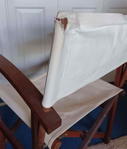 Photo of free Wood and canvas director's chair (Primrose LA1) #3
