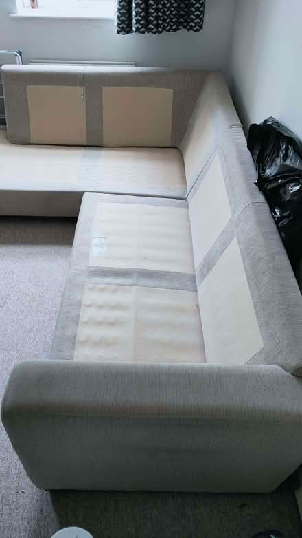 Photo of free Large L shaped sofa (Merton SW19) #3