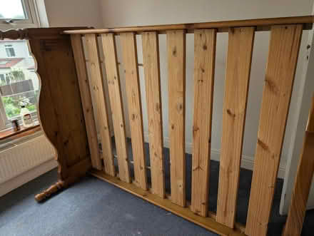 Photo of free Solid wooden bed frame (DA7) #1