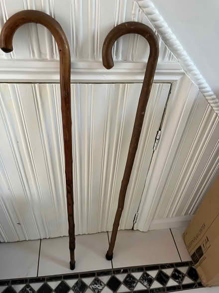 Photo of free Wooden walking sticks (Nazeing CM19) #1