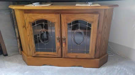Photo of free Corner TV unit (GU12 Ash Green) #2